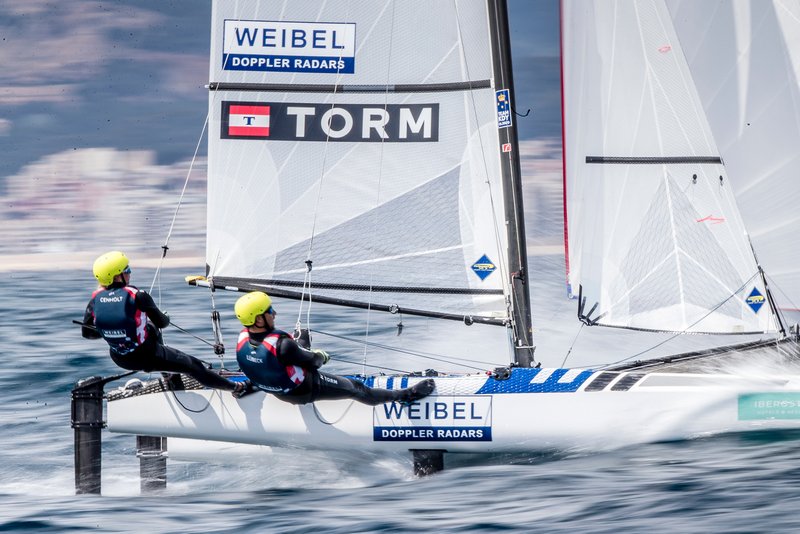 Lin Ea Cenholt og Christian Peter Lübeck (Foto: Sailing Energy)