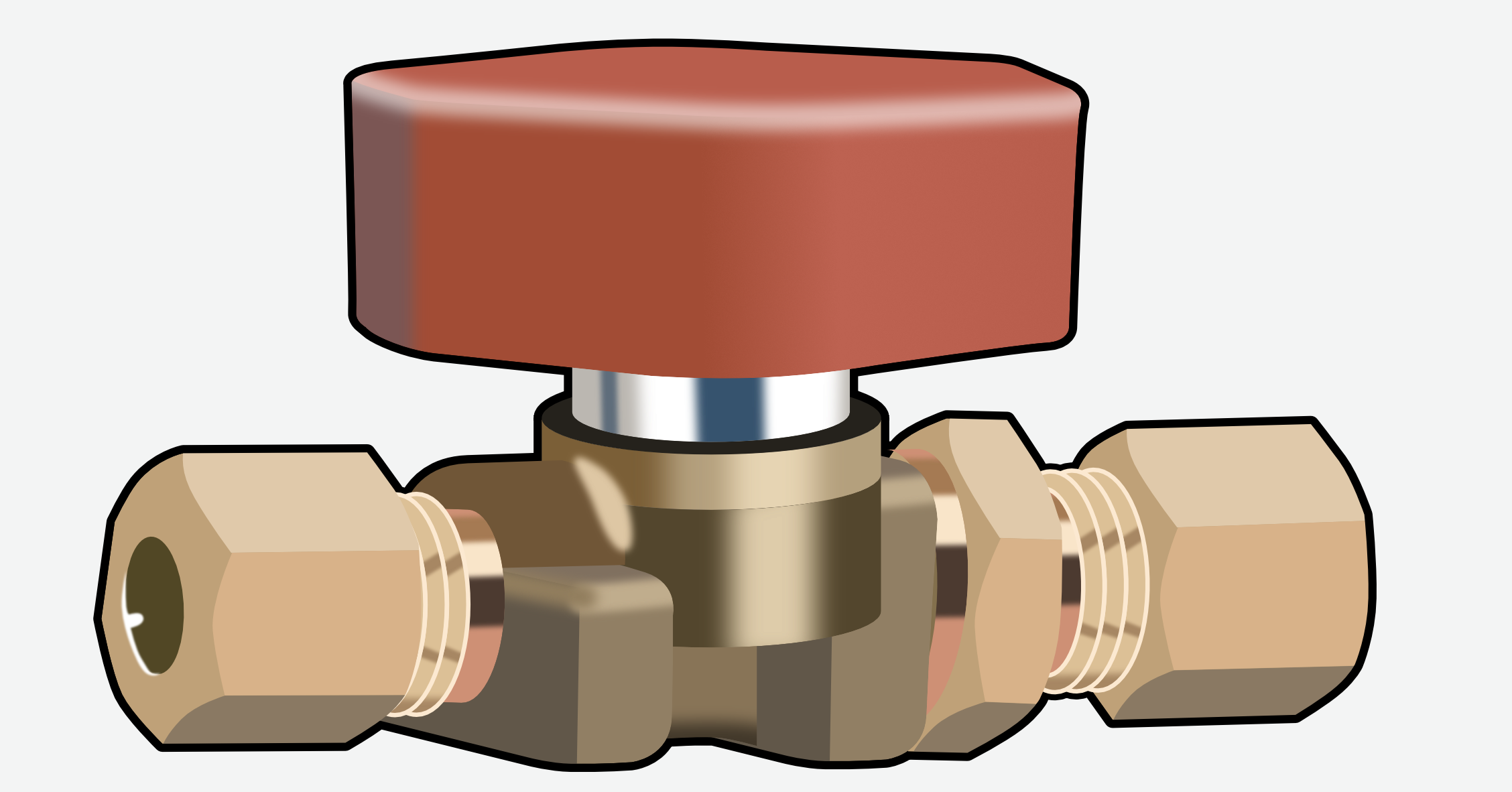 Afbryderhane til gasinstallationer på lystbåde