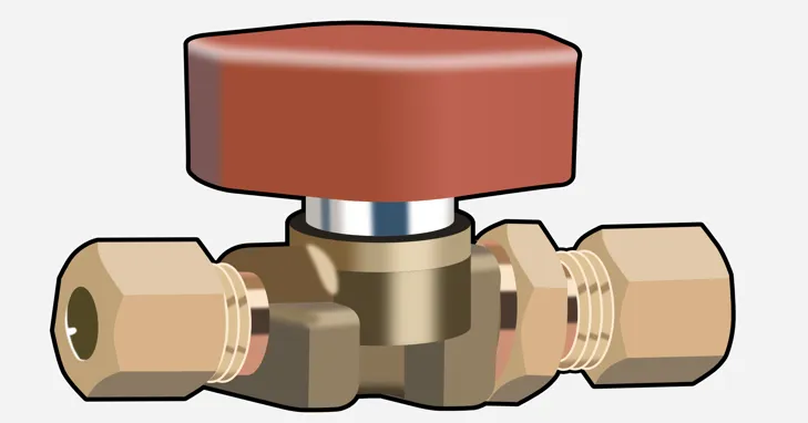 Afbryderhane til gasinstallationer på lystbåde